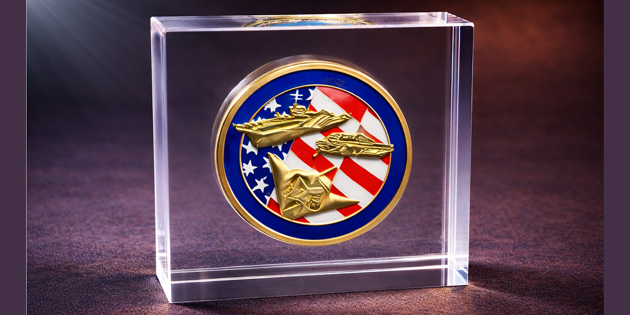 acrylic coins and medallions
