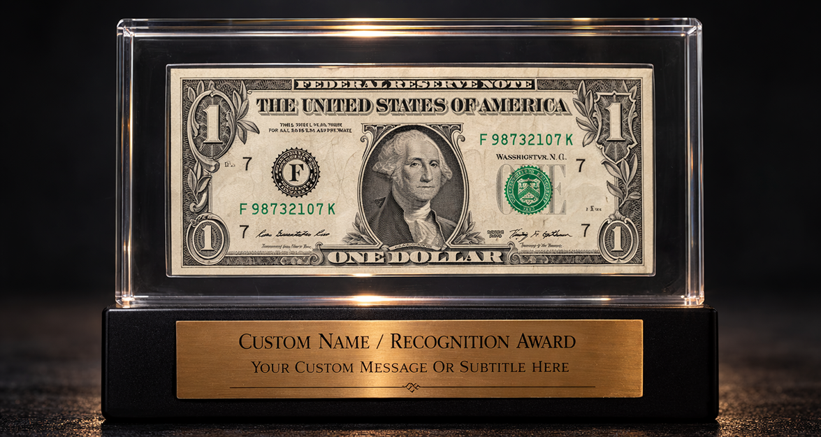 Financial tombstone a deal toy